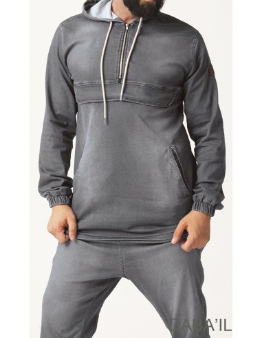 Kameron Grijs Sweatshirt - Qaba'il