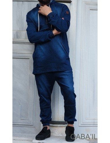 Kameron Donkerblauw Sweatshirt - Qaba'il