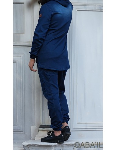 Kameron Donkerblauw Sweatshirt - Qaba'il