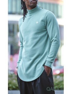 Pull Col Montant Vert... 2