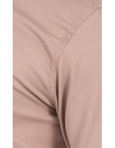 Taupe Embossed Long Shirt -... 2