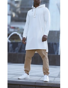 Qamis Hofkap Basic Ecru -...