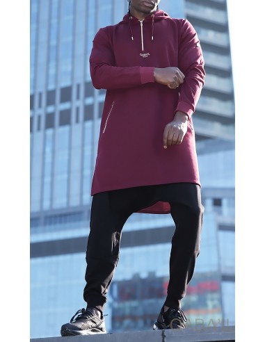 Qamis Hofkap Basic Bordeaux - Qaba'il