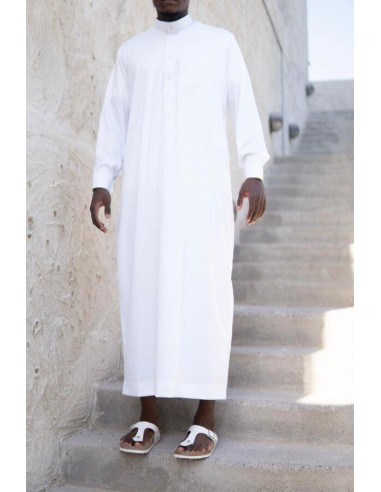 Satijnwit Saoedische Qamis -Emirat...