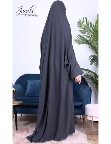 1-delige Jilbab Jamila Grijs