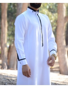 Qamis Mastour Blanc -QM 2027 2