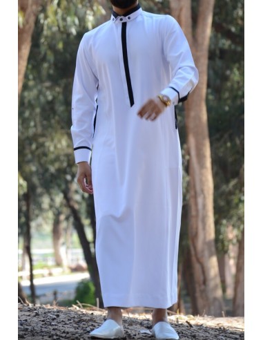 Qamis Mastour Blanc -QM 2027