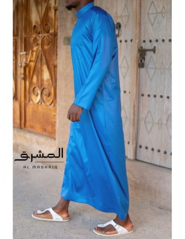 Qamis Saoudien Bleu - Al Mashriq