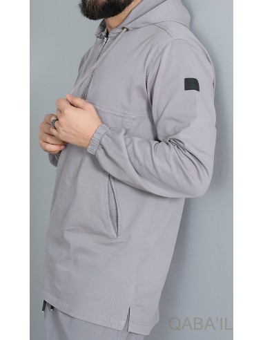 Stretch Sweat Grijs - Qaba'il