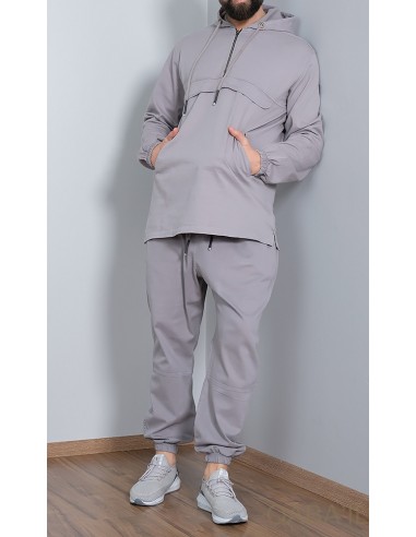 Stretch Sweat Grijs - Qaba'il