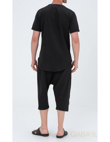 Light Tee-Shirt Azur Black - Qaba'il
