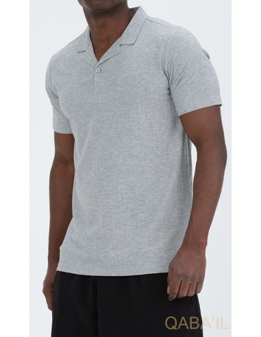 Polo-Shirt Aldo Grau -Qaba'il