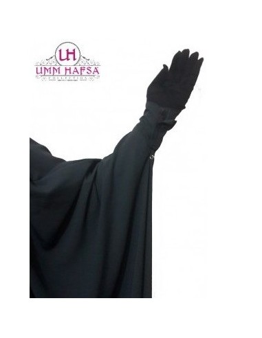 2-delige Jilbab met clips Grijs - Umm Hafsa