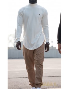 Pullover mit Stehkragen...