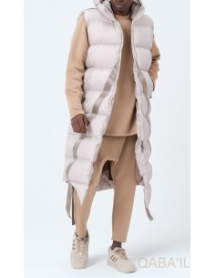 Doudoune Longue SMC Beige -... 2