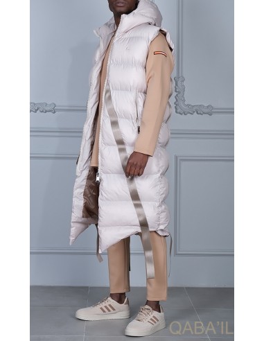 SMC Beige Long Coat - Qaba'il