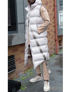 SMC Beige Long Coat - Qaba'il