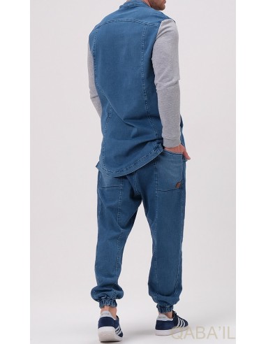 K2 Lichtblauw Bi-Materiaal Top - Qaba'il