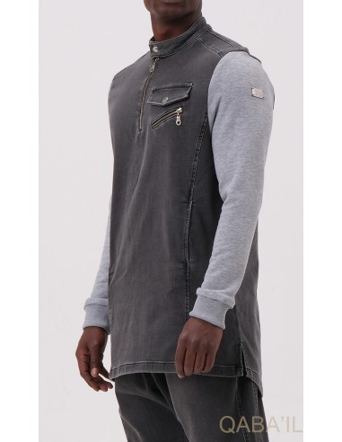 Bi-Material Top K2 Grey - Qaba'il