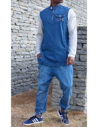 Bi-Materiaal Top K2 Middernachtblauw...