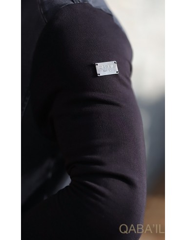 Bi-Materiaal Top K2 Zwart - Qaba'il