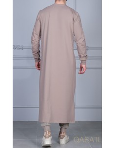 Qamis Sham Taupe - Qaba'il 2