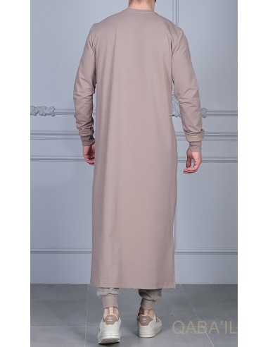 Qamis Sham Taupe - Qaba'il