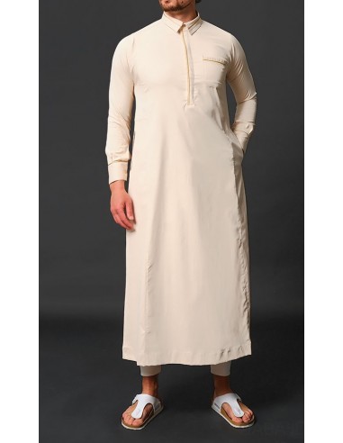 Qamis Sultan Beige / Goud - Qaba'il