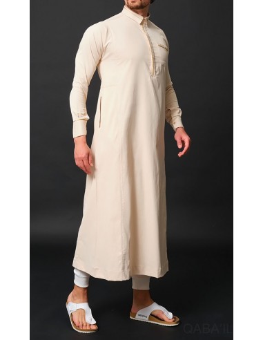 Qamis Sultan Beige / Goud - Qaba'il