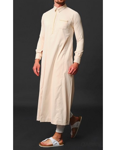 Qamis Sultan Beige / Goud - Qaba'il