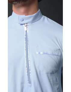 Qamis Amir Lichtblauw -... 2