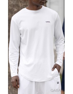 Ecru T-shirt met lange... 2