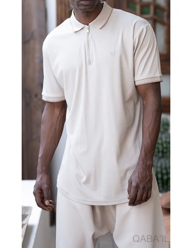 Ritssluiting Polo S23 Beige - Qaba'il