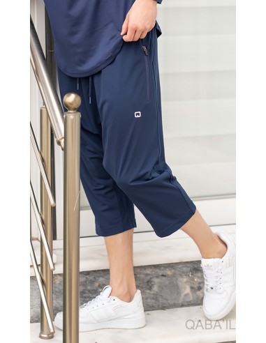 Leichte Sarouel Pantacourt S23 Indigo...