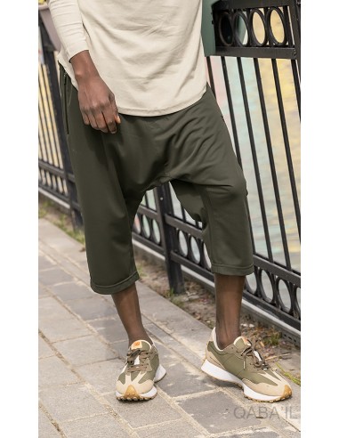 Saroual Pantacourt Light S23 Khaki -...