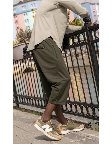 Saroual Pantacourt Light S23 Khaki -...