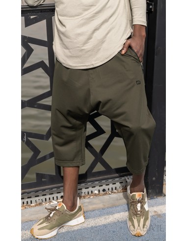 Saroual Pantacourt Licht S23 Khaki -...