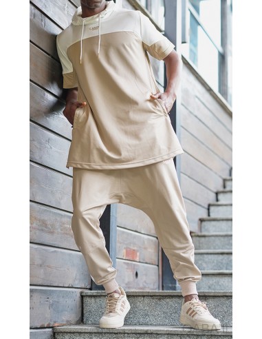 Delta Lite Korte Mouw Beige en Ecru...