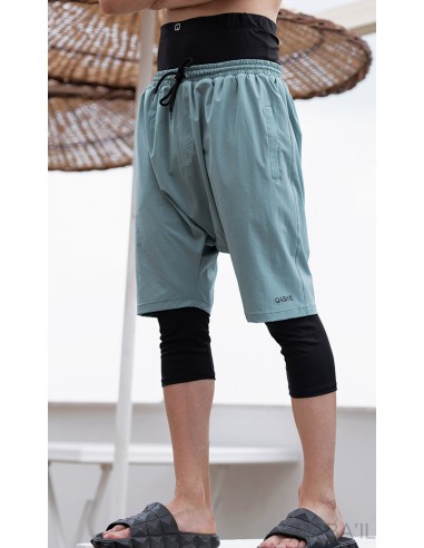 Sarouel De Bain Swimshort Vert Amande...