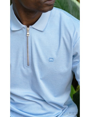 Polo Ritssluiting S23 Blauw Qaba'il