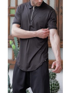 Polo Zip S23 Black Qaba'il 2