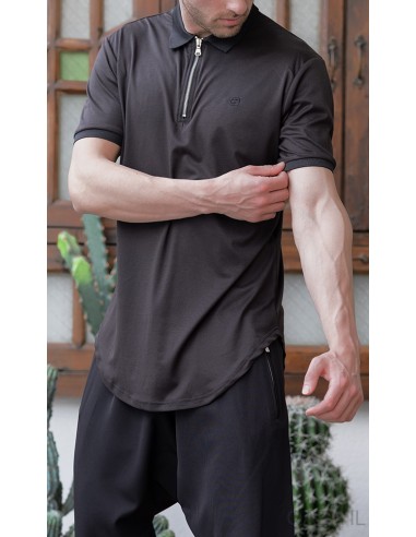 Polo Zip S23 Black Qaba'il