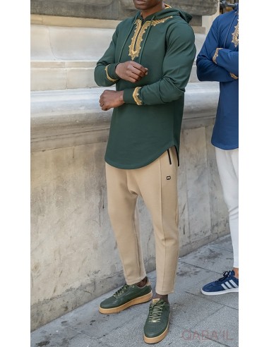 Sweat Etniz Marocain SW23 Vert Qaba'il