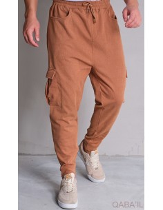 Sarouel Cargo Flex Camel...