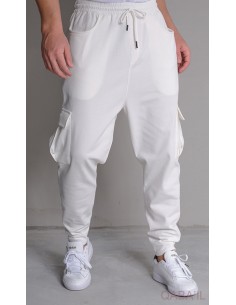 Sarouel Cargo Flex Ecru...