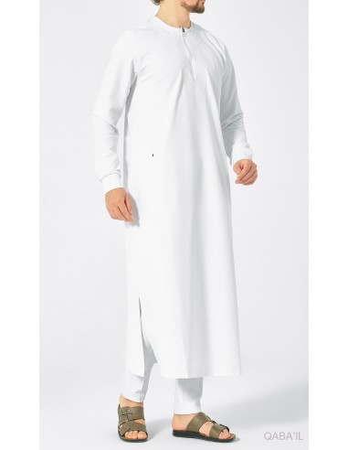 Qamis Amwaj Blanc Qaba'il