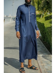 Qamis Omani Black - al mashriq