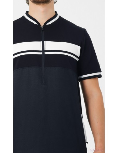 Qamis Navy III Middernachtblauw / Wit...