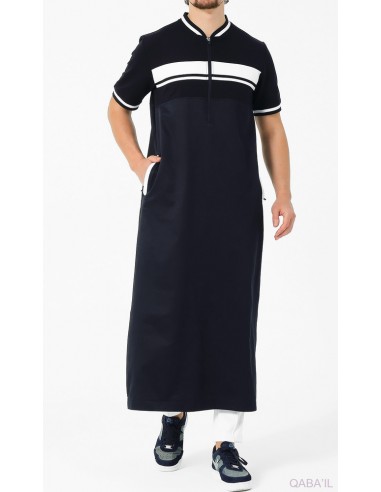 Qamis Navy III Middernachtblauw / Wit...