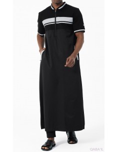 Qamis marine III zwart - Qaba'il 2